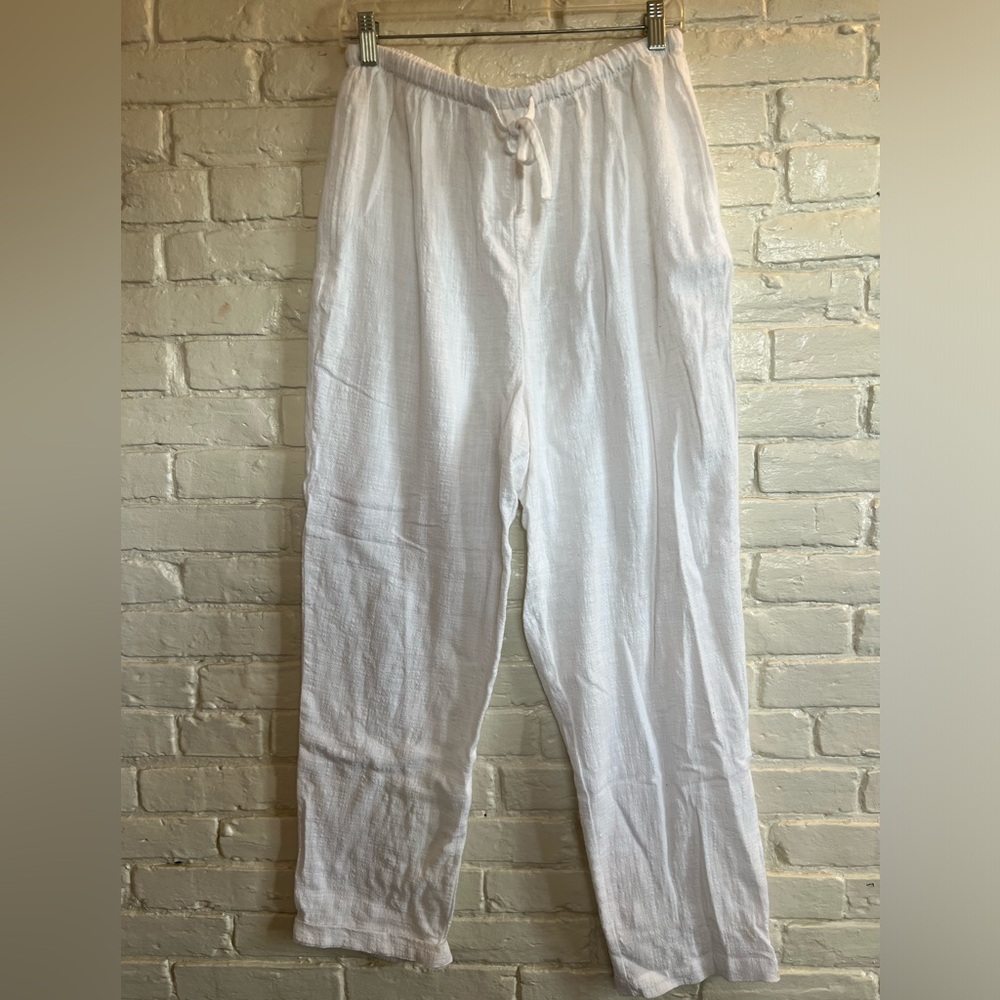 White Linen Pants